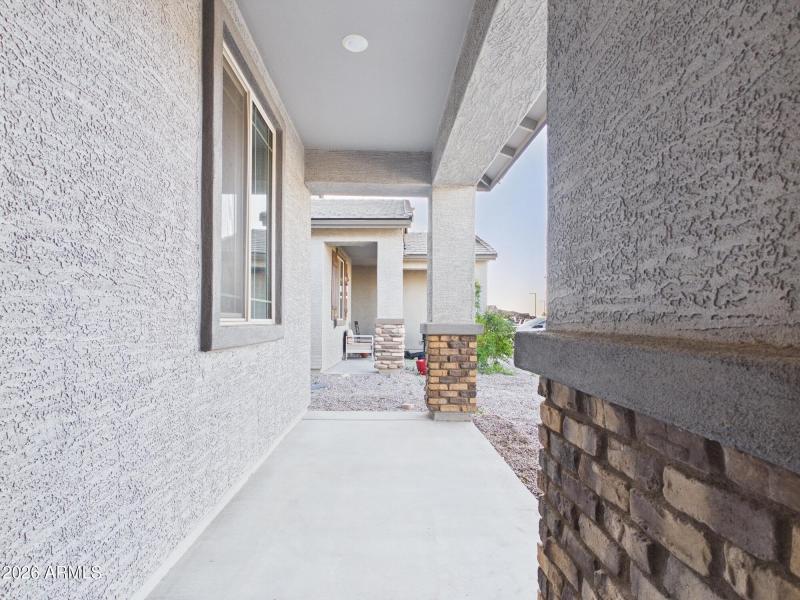 Expansive Front Patio