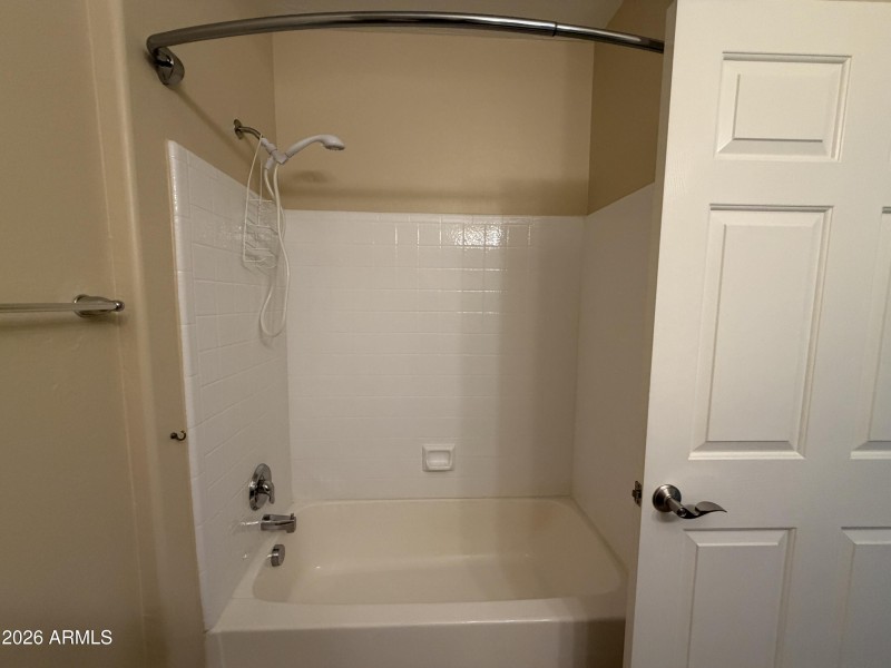 Hall Bath Shower + Tub