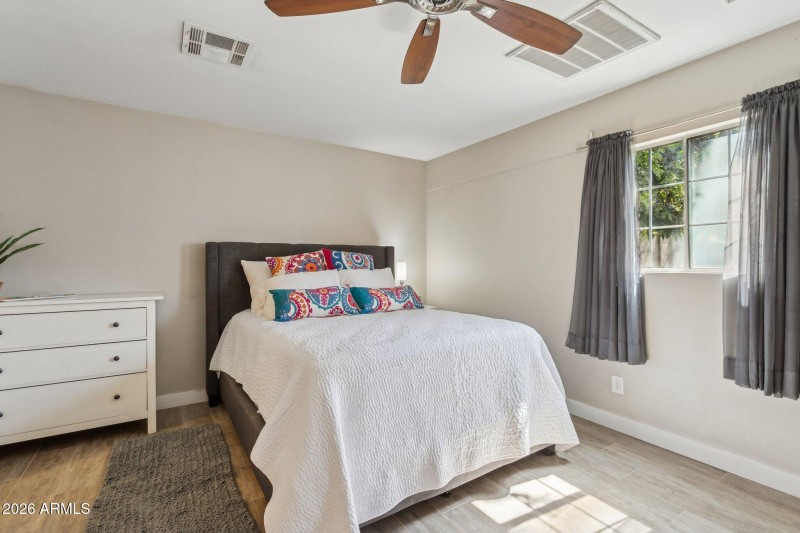 Bedroom view in guest house