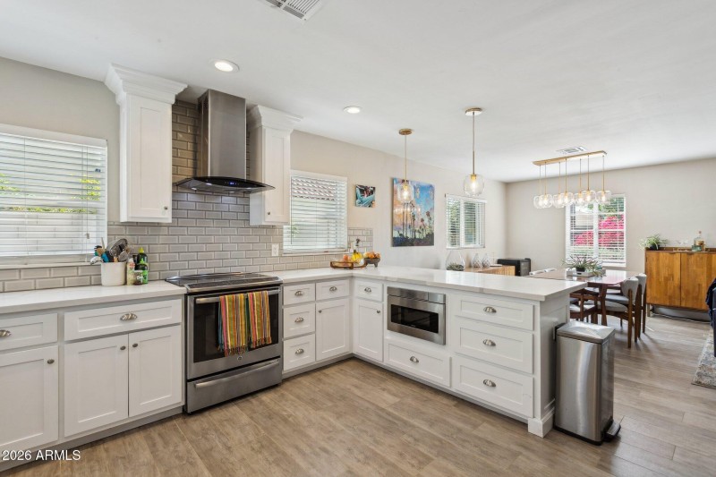 Completely remodeled kitchen