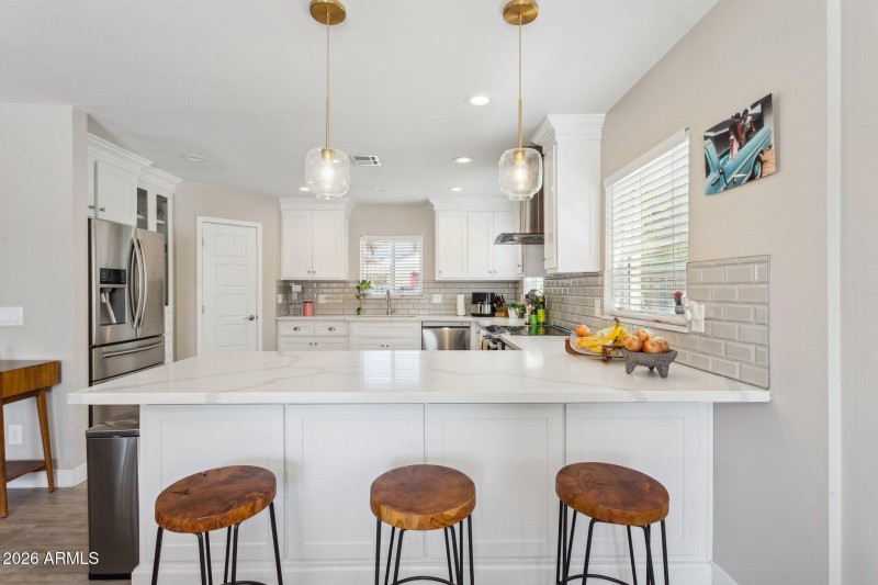 Timeless design in the remodeled kitchen