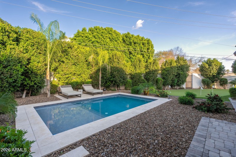 Resort like backyard