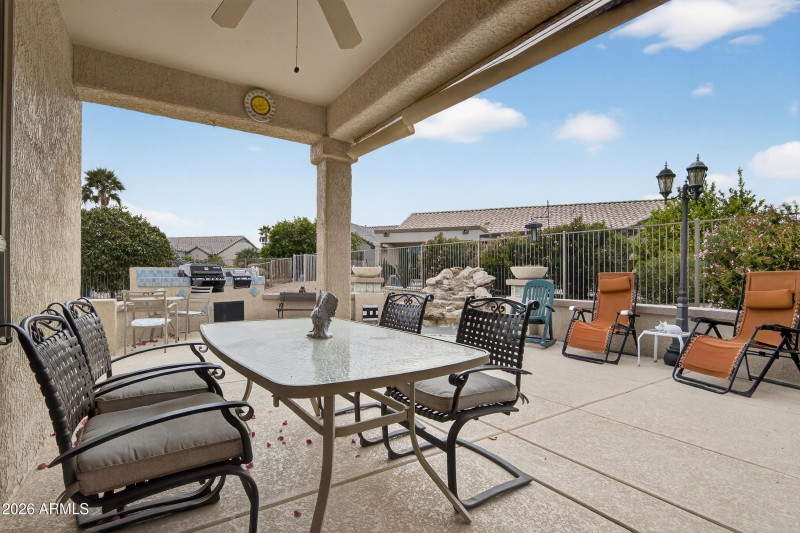 Inviting Covered Patio
