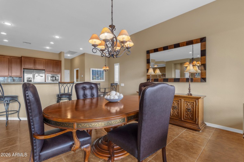 Dining in Great Room