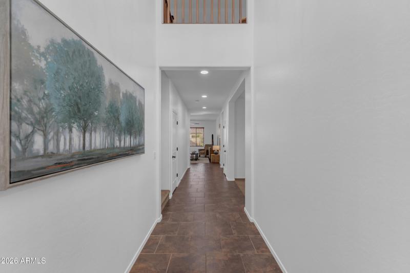 18' Ceilings at Foyer Entry