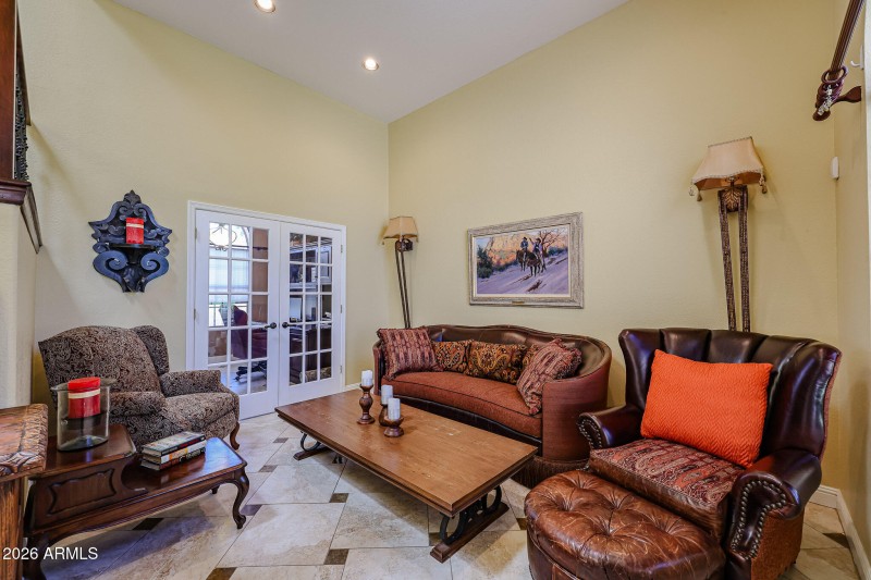 LIVING ROOM NEXT TO OFFICE