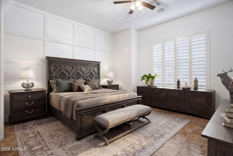 Downstairs main bedroom