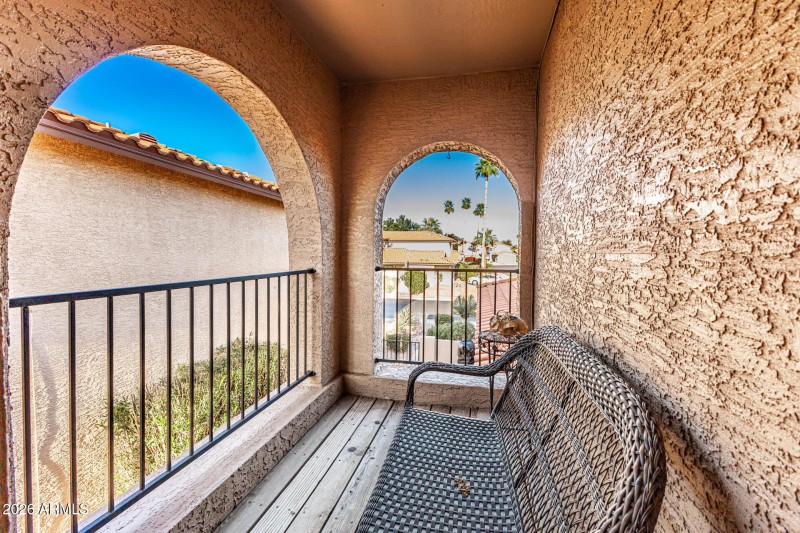 Balcony off of 3rd bedroom