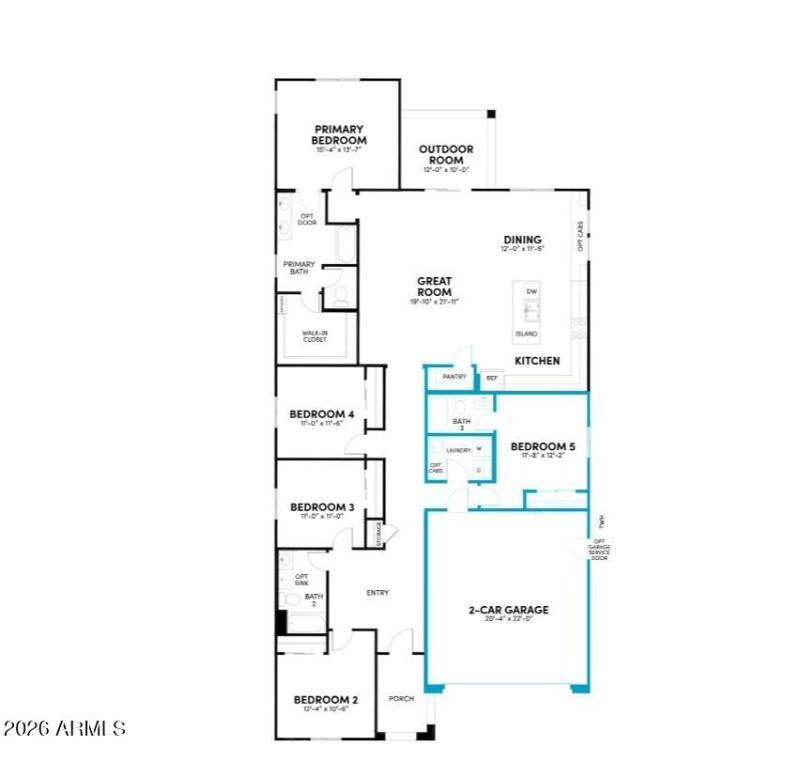 Ridge Laredo 5th Bed FP