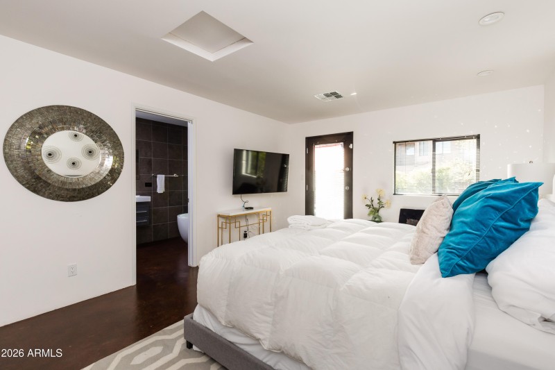 Master Bedroom 2nd with king bed, large