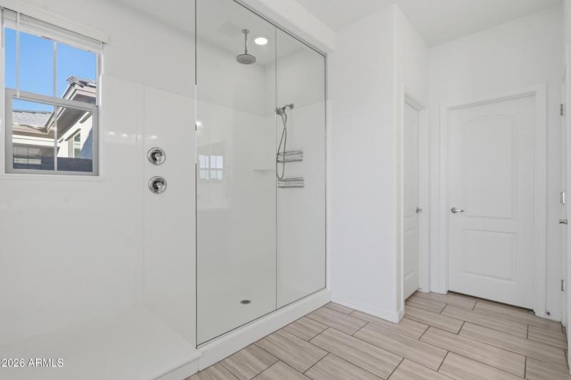 super shower at primary bath