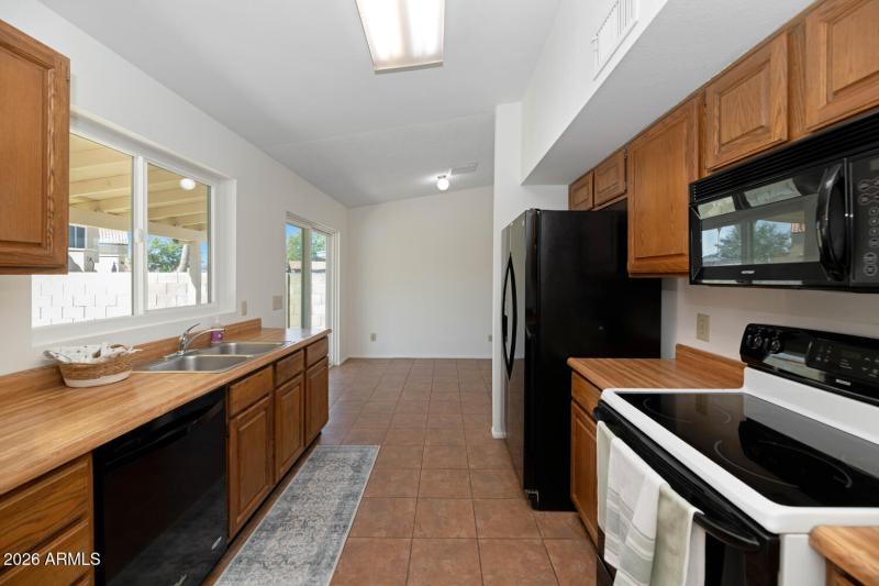 Bright Kitchen with Patio Access