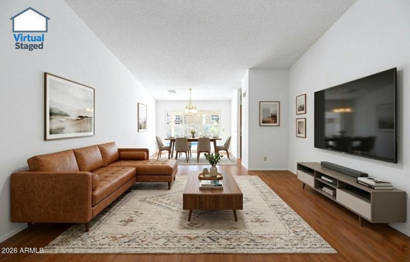 Virtual Staged Living Room