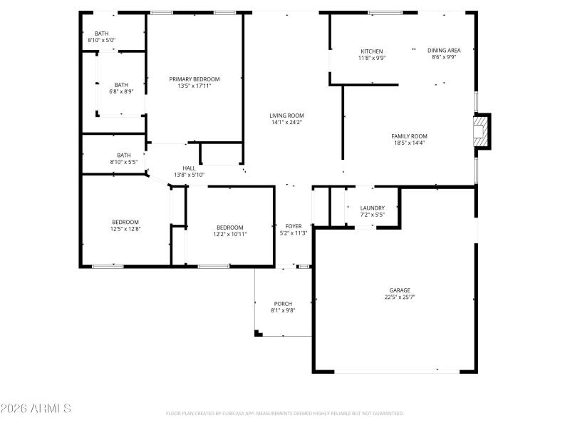 Floorplan. 10107 W. Meadowbrook