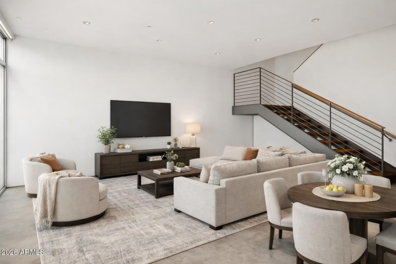 Virtually Staged Great Room