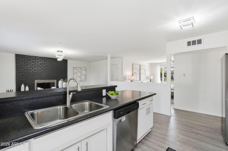 Comfortable Flow from Kitchen to Dining