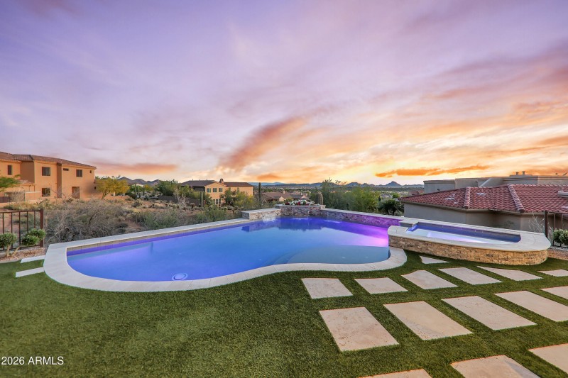 Back Exterior at Dusk 2