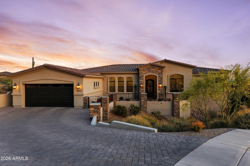 Front Exterior at Dusk 3