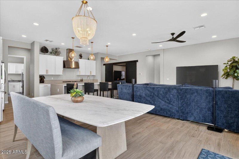 Dining off Living Space