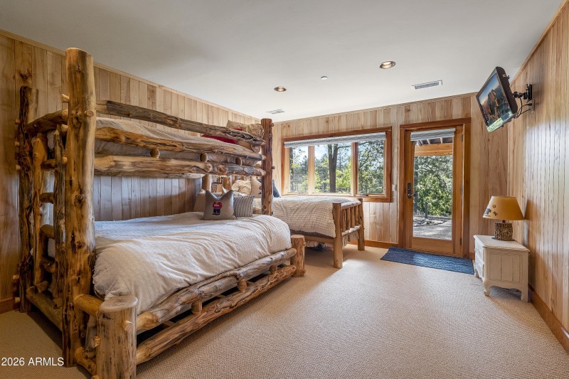 Bunk room with separate entry