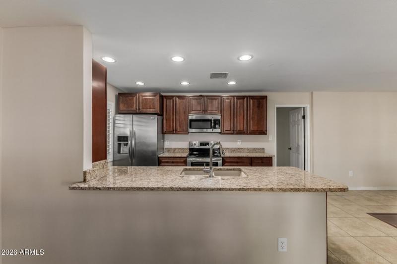 convenient breakfast bar