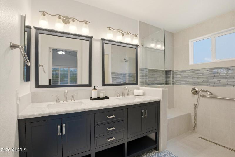 Remodeled primary bath