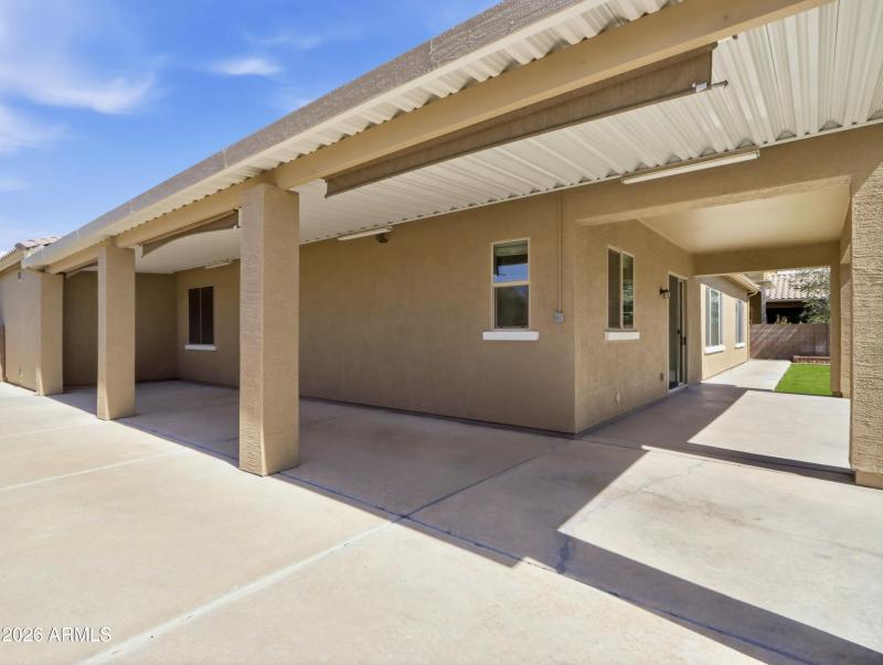 West and Back Patios