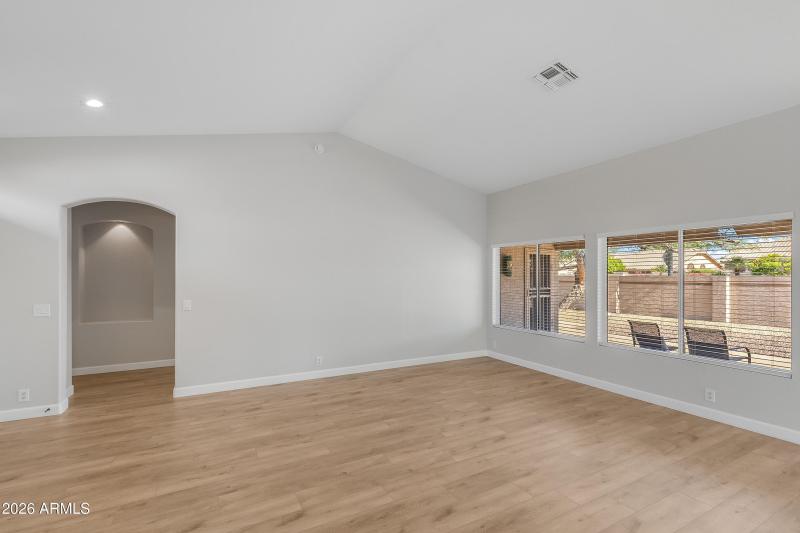 Lots of natural light