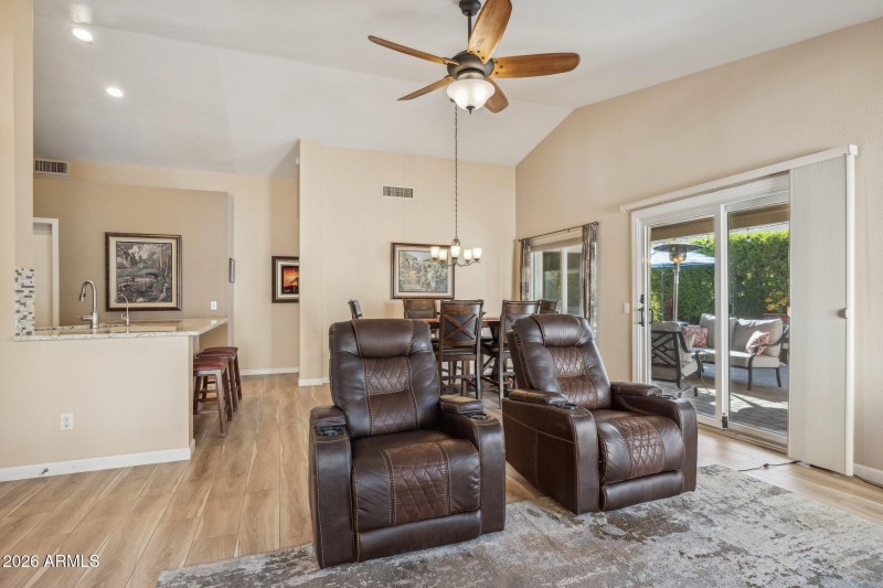 Living to Dining Area