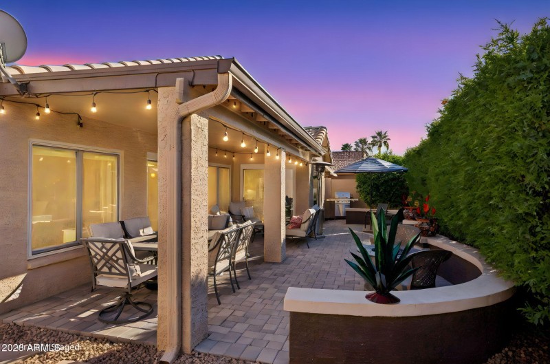 Back Patio Dusk to Dawn