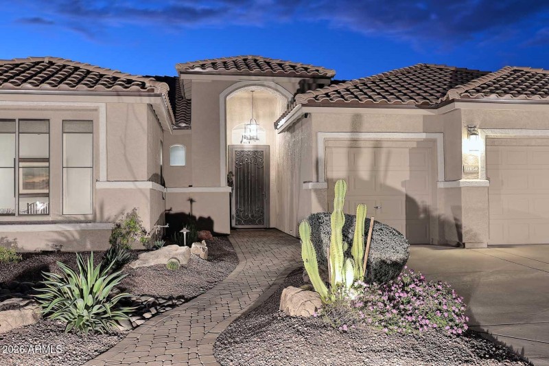 Warm landscape lighting