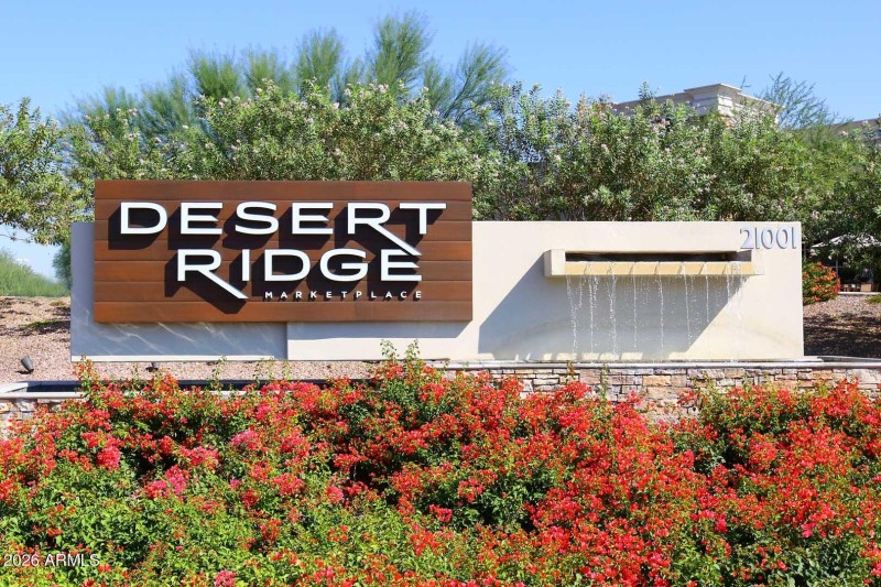 Desert Ridge Market Place Sign