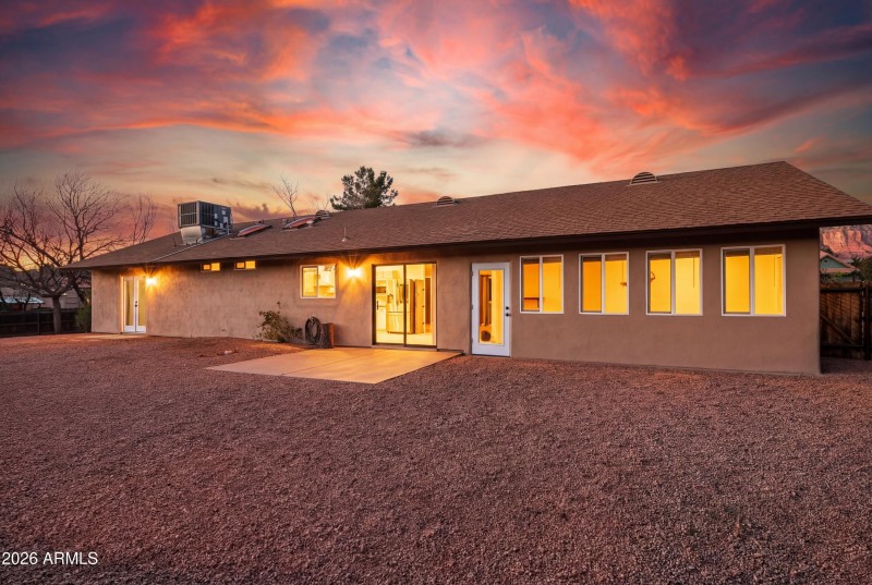 Backyard - Twilight - View 1