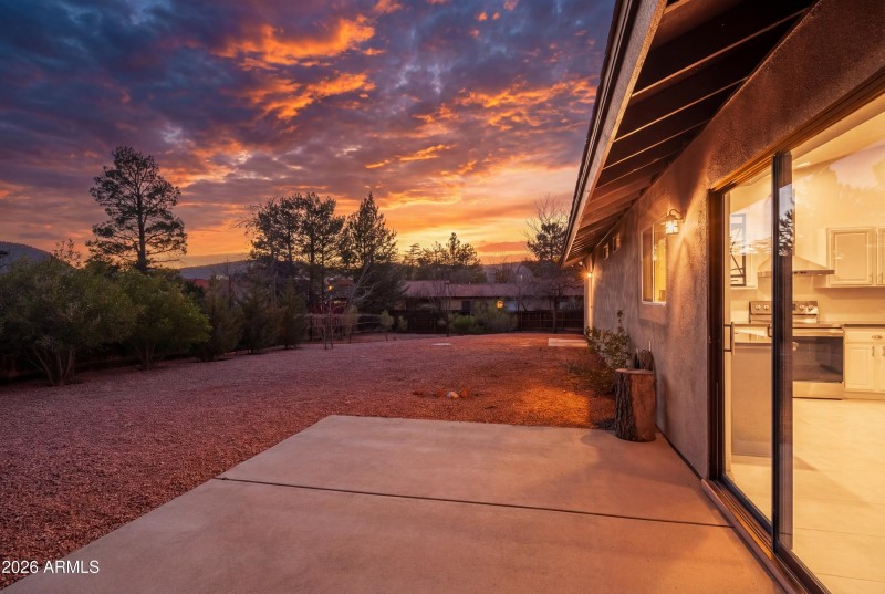 Backyard - Twilight - View 2