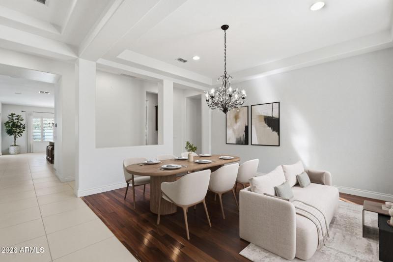 Staged Formal Living Dining