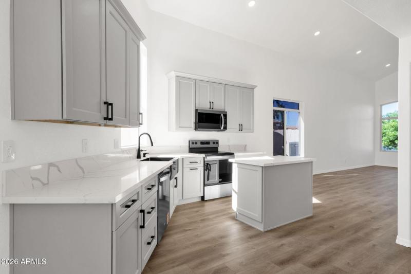 CHEF'S KITCHEN AND ISLAND