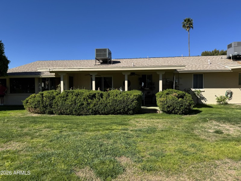view of back of home