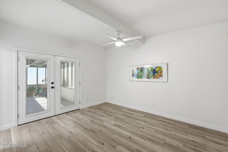 Primary Bedroom opens to Enclosed Patio