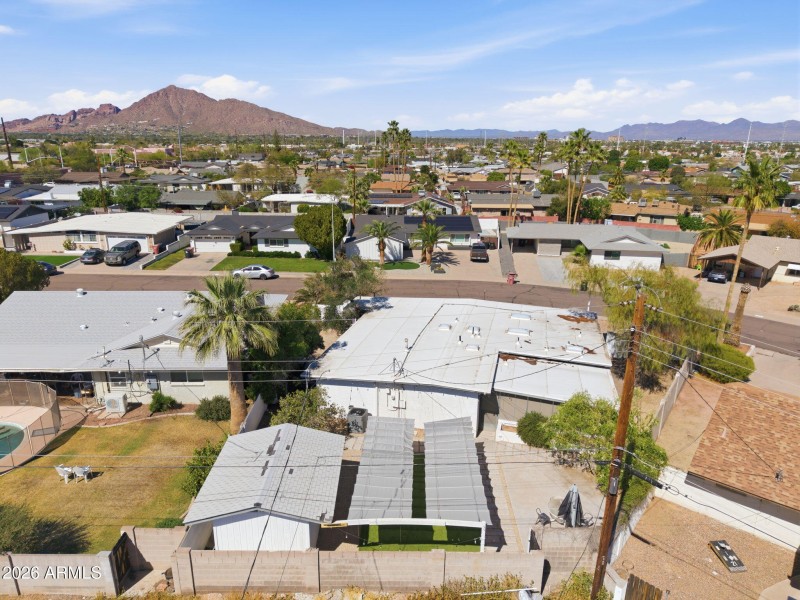 Looking North towards Camelback Mountain