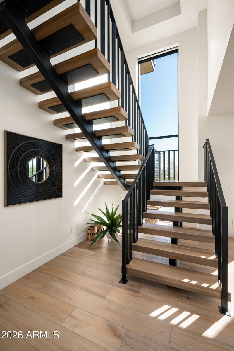 Stairs to Media Room