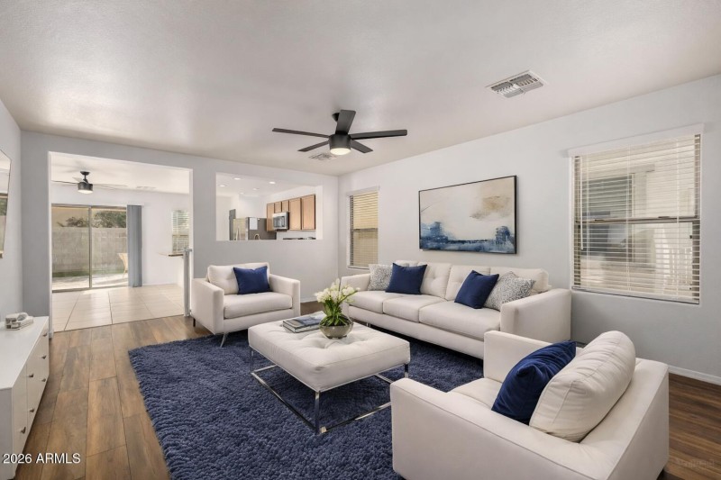 Virtually Staged Room