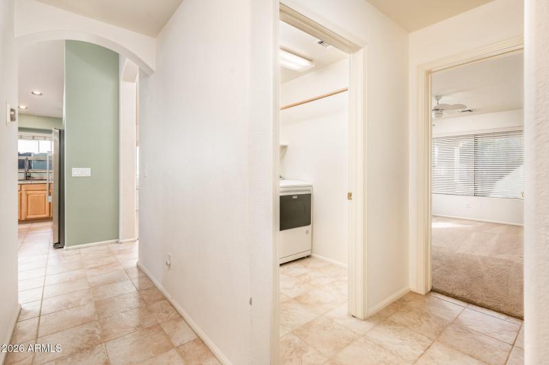 Hallway to Laundry & Office/Bonus Room