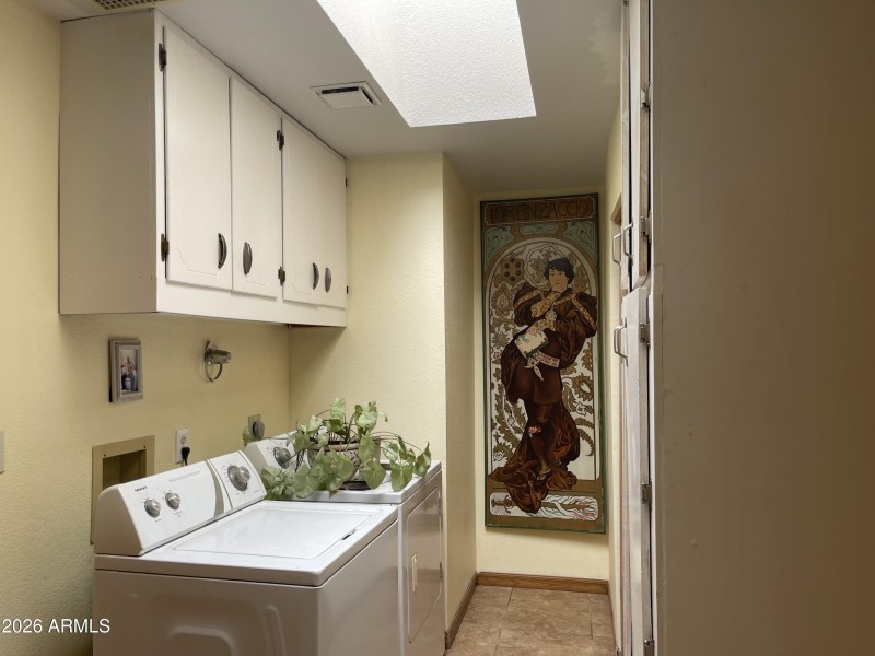 Laundry room with storage