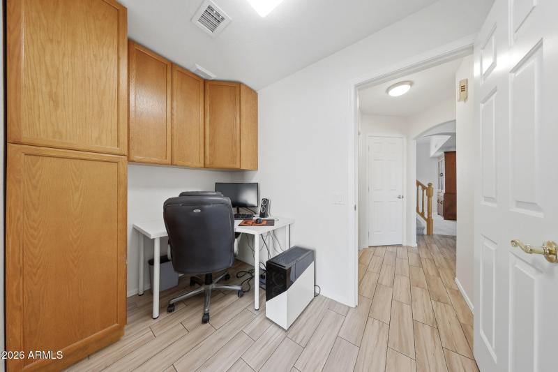 View of Study Area from Garage Door