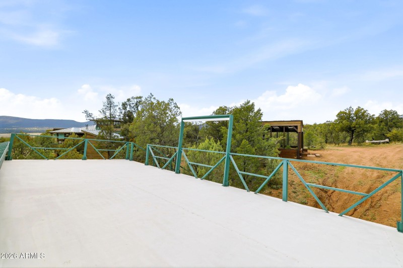 Movie Theatre Deck over Carport