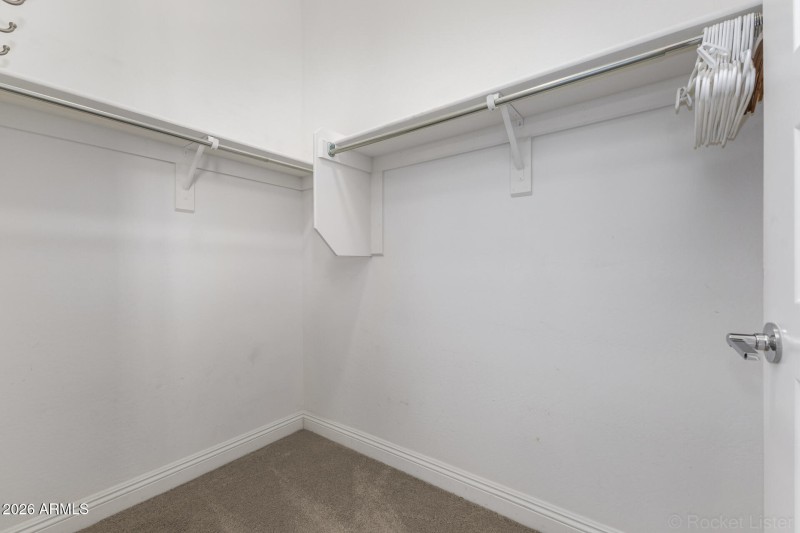 Guest walk in closet