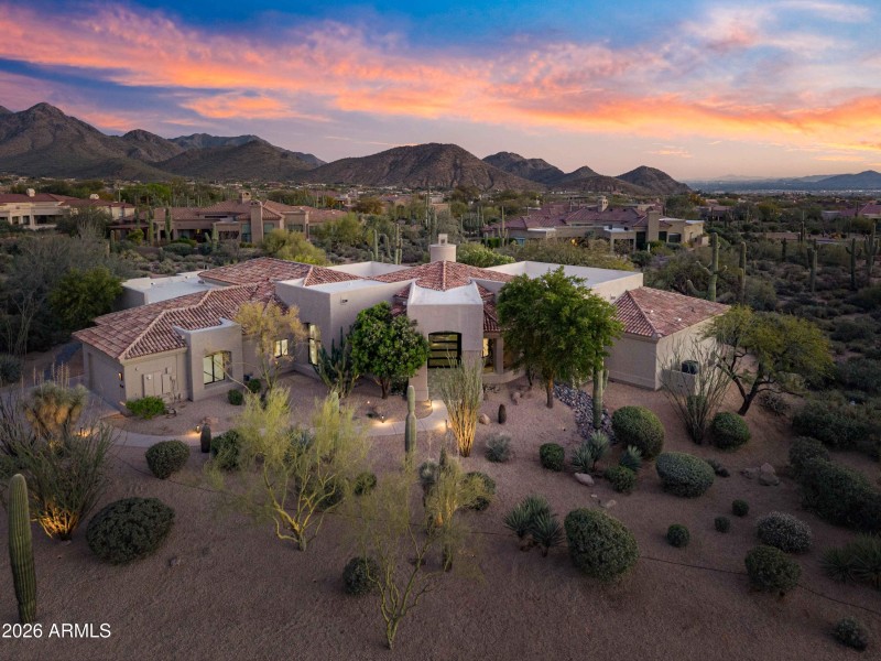 View Southwes toward McDowell Mountains