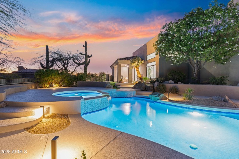 Pool at Sunset