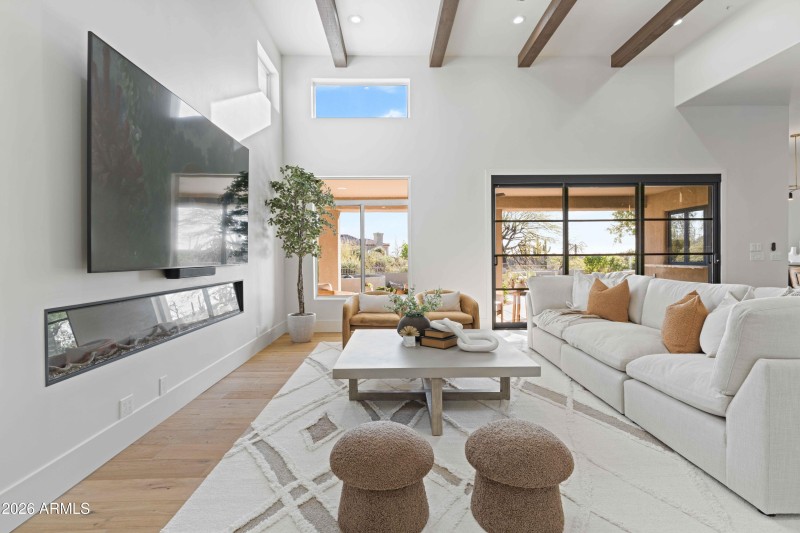Family Room | Beams