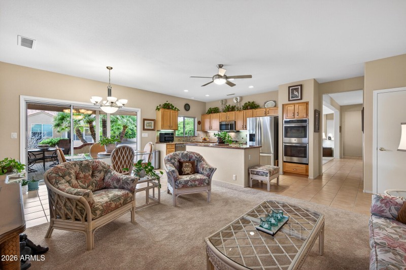 Kitchen and Family Room